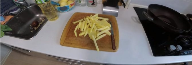 картошка соломкой