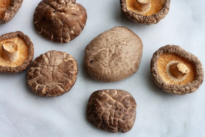 Сушеные грибы шиитаке легко добавляют блюдам глубокий пикантный аромат умами.
